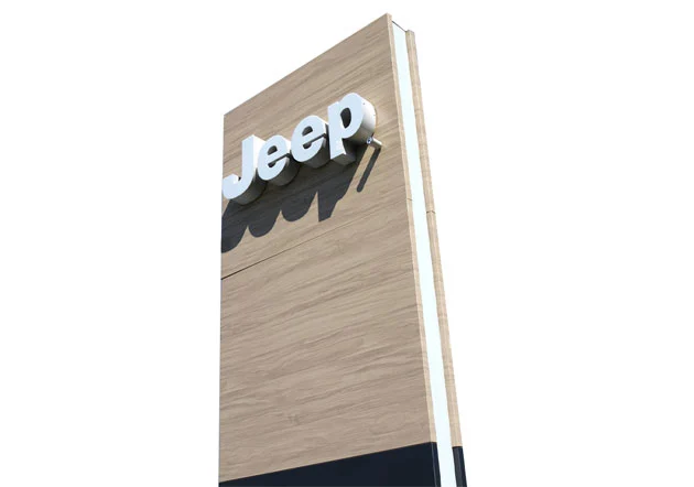 jeep dealership sign