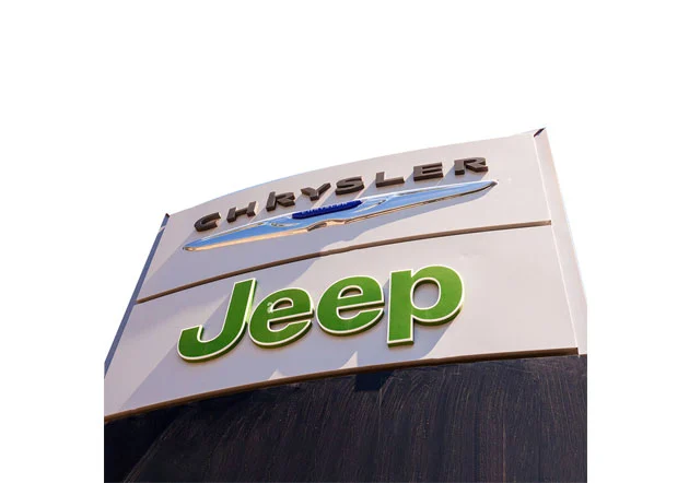 jeep dealership sign for sale