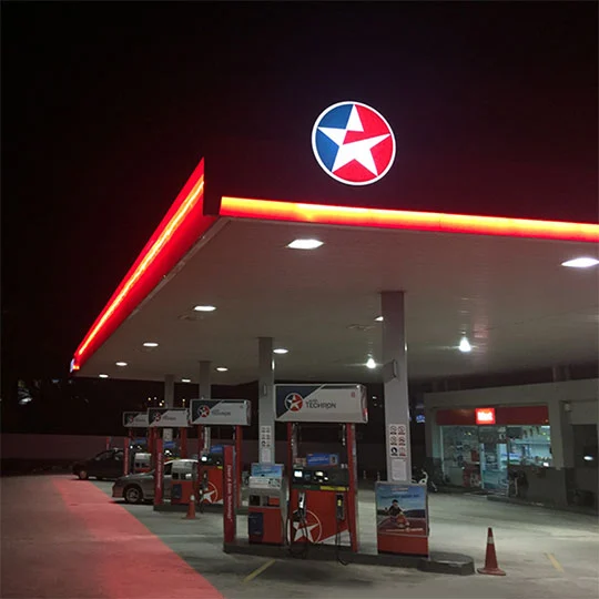 caltex gas station sign2