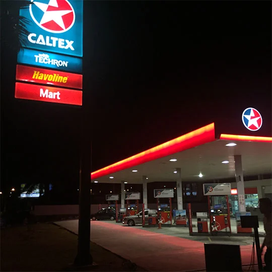caltex gas station sign3