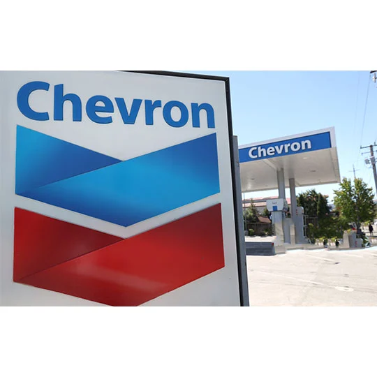 chevron gas station sign