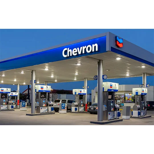chevron gas station symbol