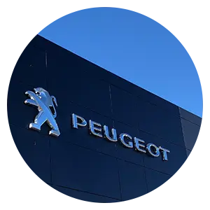Peugeot Dealership Sign