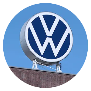 VW Dealership Sign