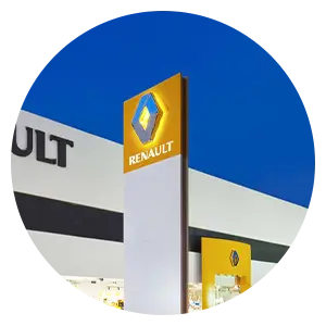 Renault Dealership Sign