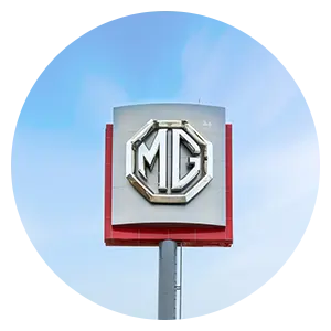 MG Dealership Sign