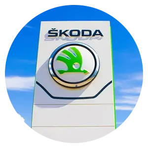 Skoda Dealership Sign