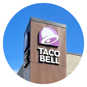 Taco Bell Logo Sign