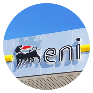 Eni Gas Station Sign