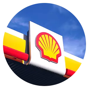 Shell Gas Station Signage
