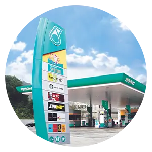 Petronas Gas Station Sign