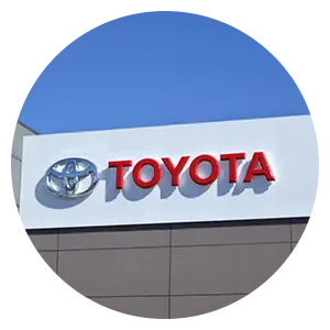 Toyota Dealership Sign