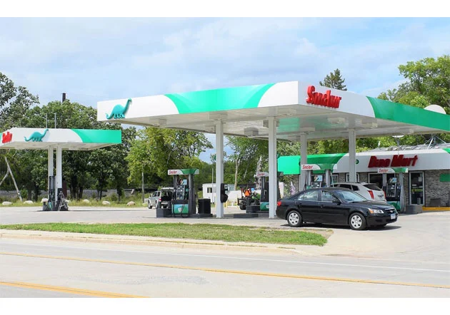 lighted building letters