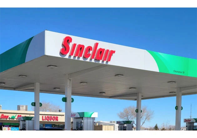 lighted business letters