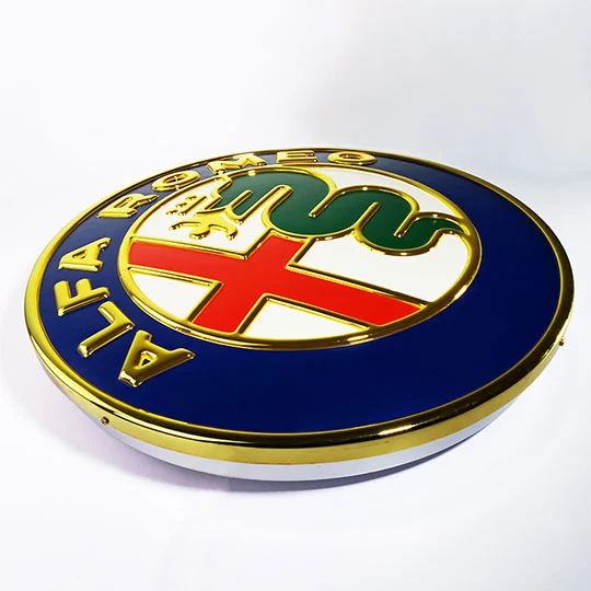 alfa romeo car sign