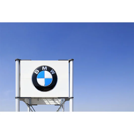 bmw dealership sign