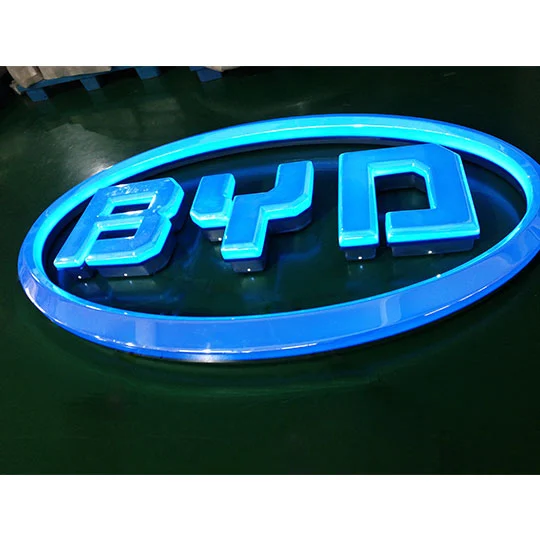 custom byd car logo