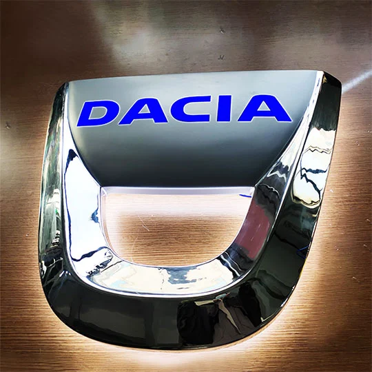 custom dacia car logo