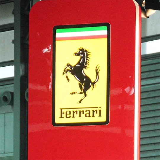 ferrari dealer sign