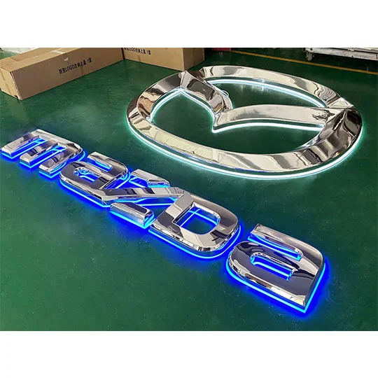 mazda dealership sign