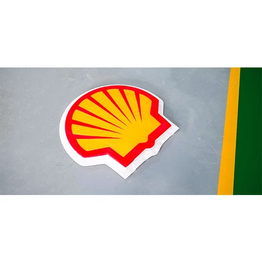 antique shell gas signs