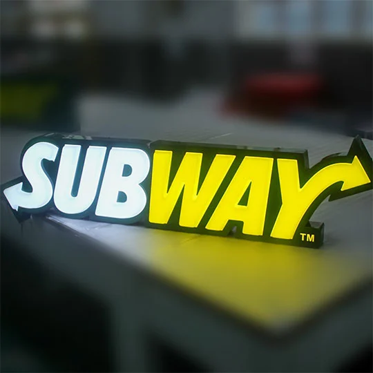 Custom Personalized Subway Sign Manufacturer, Neon Subway Sign For Sale