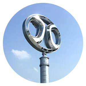 BAIC Dealership Sign