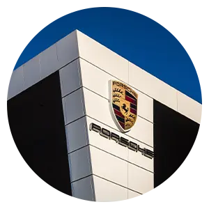 Porsche Dealership Sign