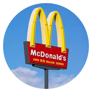 Mcdonald's  Logo Sign