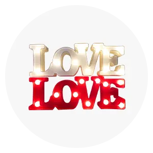 3D Giant LED Wedding Marquee Character